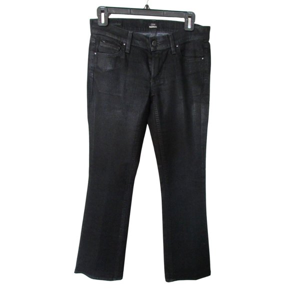 Citizens Of Humanity Denim - Citizens of Humanity Black Coated Jeans